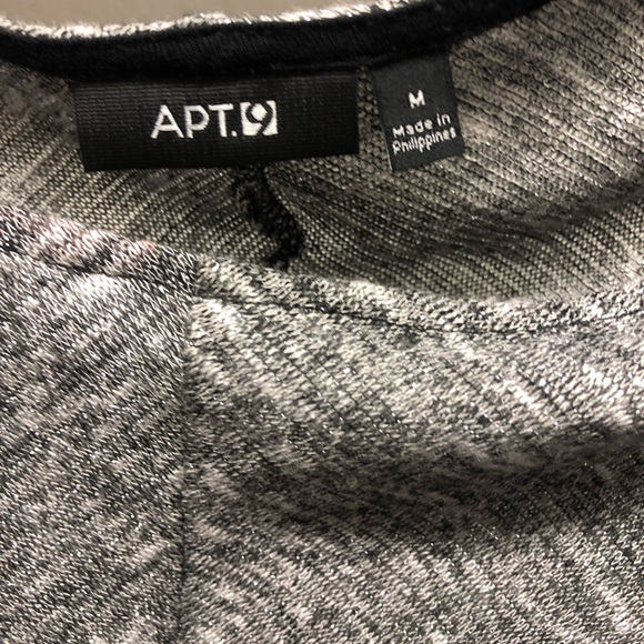 Apt 9 silver shimmer top NWT - Picture 1 of 3
